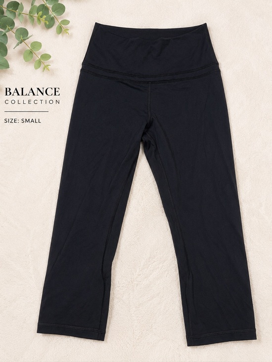 Balance Collection Pants - Balance Collection Black Cropped Capri Leggings Size Small High Rise Activewear